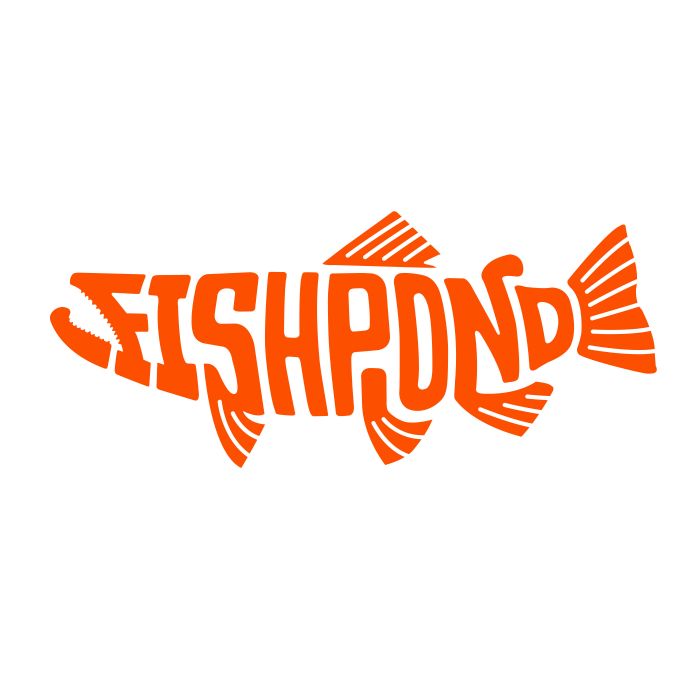 Fishpond Thermal Die Cut Sticker in Pescado